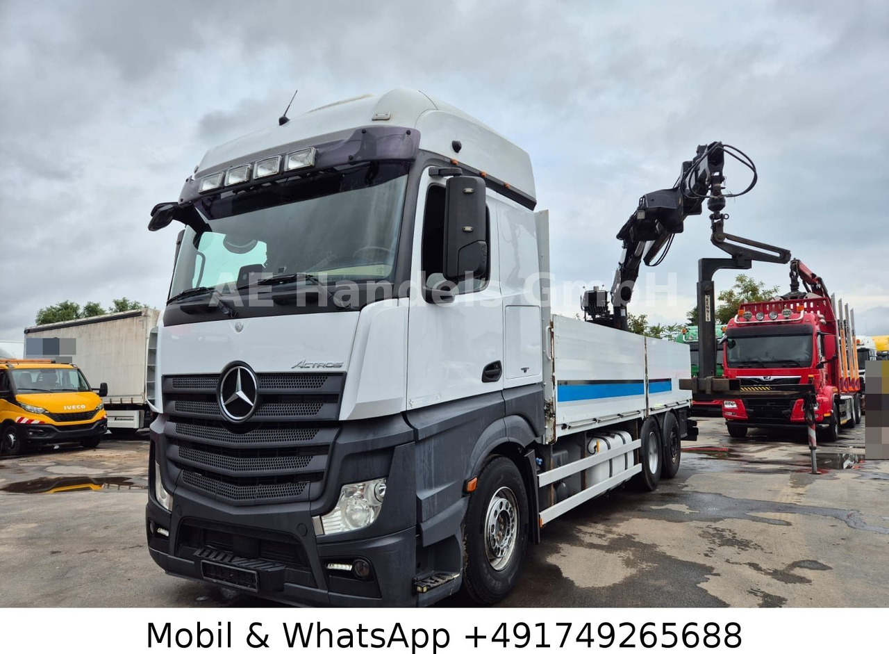 Mercedes-Benz Actros IV 2646 L LL 6x2 *Retarder/Hiab-177K-Pro - شاحنات مسطحة, شاحنة كرين: صورة 1 Mercedes-Benz Actros IV 2646 L LL 6x2 *Retarder/Hiab-177K-Pro - شاحنات مسطحة, شاحنة كرين: صورة 1