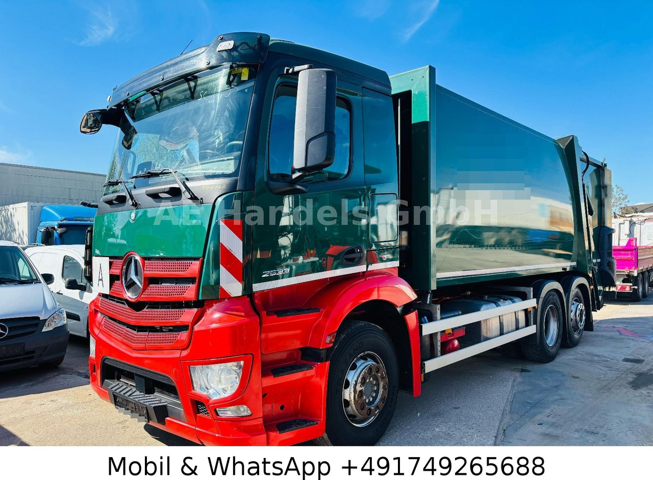 Mercedes-Benz Antos III 2533 M BL 6x2 *Faun-24m³/Lenk+Lift/LDW - شاحنة قمامة: صورة 1 Mercedes-Benz Antos III 2533 M BL 6x2 *Faun-24m³/Lenk+Lift/LDW - شاحنة قمامة: صورة 1