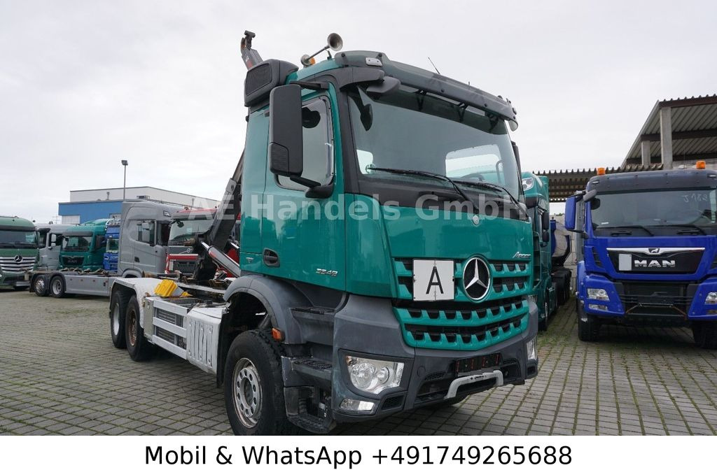 Mercedes-Benz Arocs IV 3348 M BB 6x4 Hiab-XR-21-S-56 *Retarder - شاحنة برافعة خطافية: صورة 1 Mercedes-Benz Arocs IV 3348 M BB 6x4 Hiab-XR-21-S-56 *Retarder - شاحنة برافعة خطافية: صورة 1