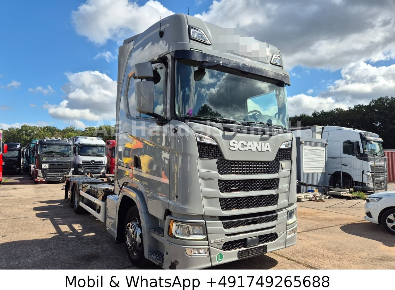 Scania S450 HighLine BDF *Retarder/Lenk+Lift/Multi/LBW - ناقلة حاويات/ شاحنة حاويات: صورة 1 Scania S450 HighLine BDF *Retarder/Lenk+Lift/Multi/LBW - ناقلة حاويات/ شاحنة حاويات: صورة 1