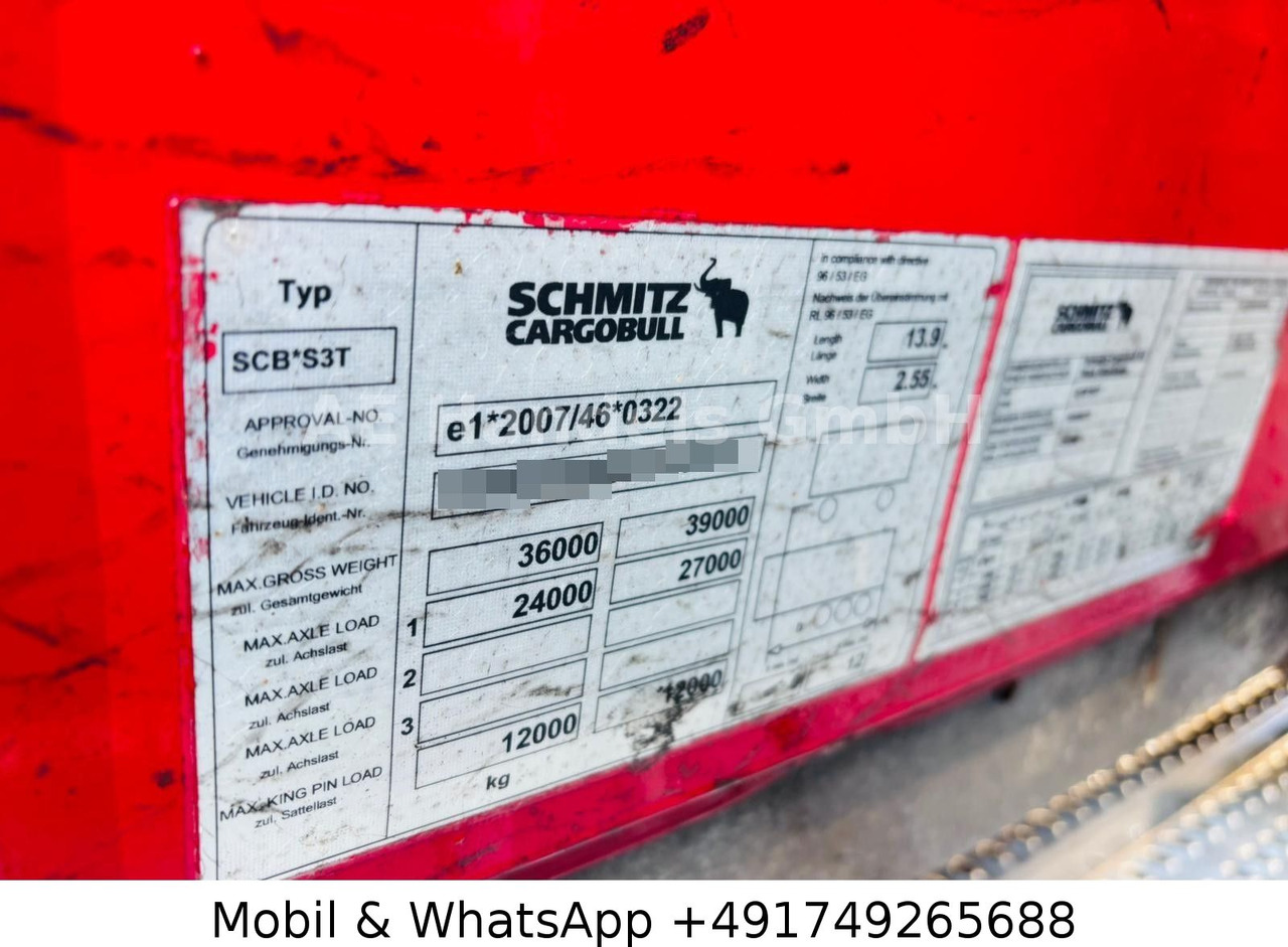 نصف مقطورة بستائر جانبية Schmitz Cargobull SCB*S3T CodeXL *Edscha/Tautliner/Lift/AirPipe: صورة 14 نصف مقطورة بستائر جانبية Schmitz Cargobull SCB*S3T CodeXL *Edscha/Tautliner/Lift/AirPipe: صورة 14