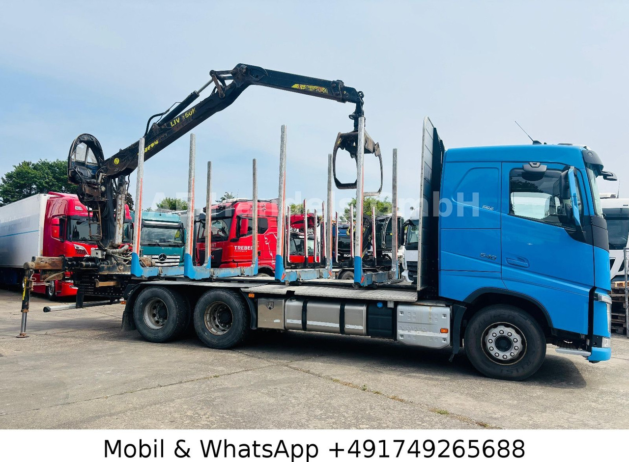 Volvo FH 540 BL 6x4 Tajfun LIV-150K *Retarder/Exte/ACC - شاحنة قطع الأشجار, شاحنة كرين: صورة 2 Volvo FH 540 BL 6x4 Tajfun LIV-150K *Retarder/Exte/ACC - شاحنة قطع الأشجار, شاحنة كرين: صورة 2