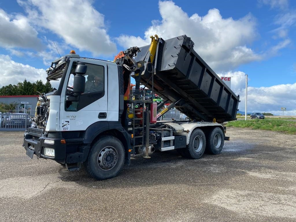 Iveco TRAKKER 410/EEV -PALFINGER PK13001-T18 endommagé - شاحنة برافعة خطافية: صورة 3 Iveco TRAKKER 410/EEV -PALFINGER PK13001-T18 endommagé - شاحنة برافعة خطافية: صورة 3