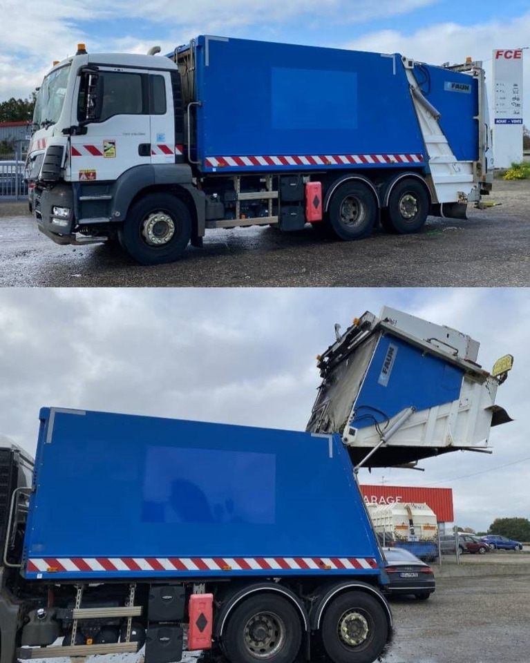 MAN TGS 26.360-6x2 FAUN VR5Z/ZÖLLER endommagé - شاحنة قمامة: صورة 2 MAN TGS 26.360-6x2 FAUN VR5Z/ZÖLLER endommagé - شاحنة قمامة: صورة 2