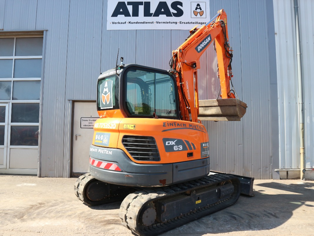 Doosan DX63-3 - حفار صغير: صورة 3 Doosan DX63-3 - حفار صغير: صورة 3