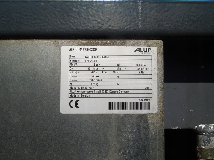 ALUP LARGO 45/8 - ضاغط هوائي: صورة 2 ALUP LARGO 45/8 - ضاغط هوائي: صورة 2