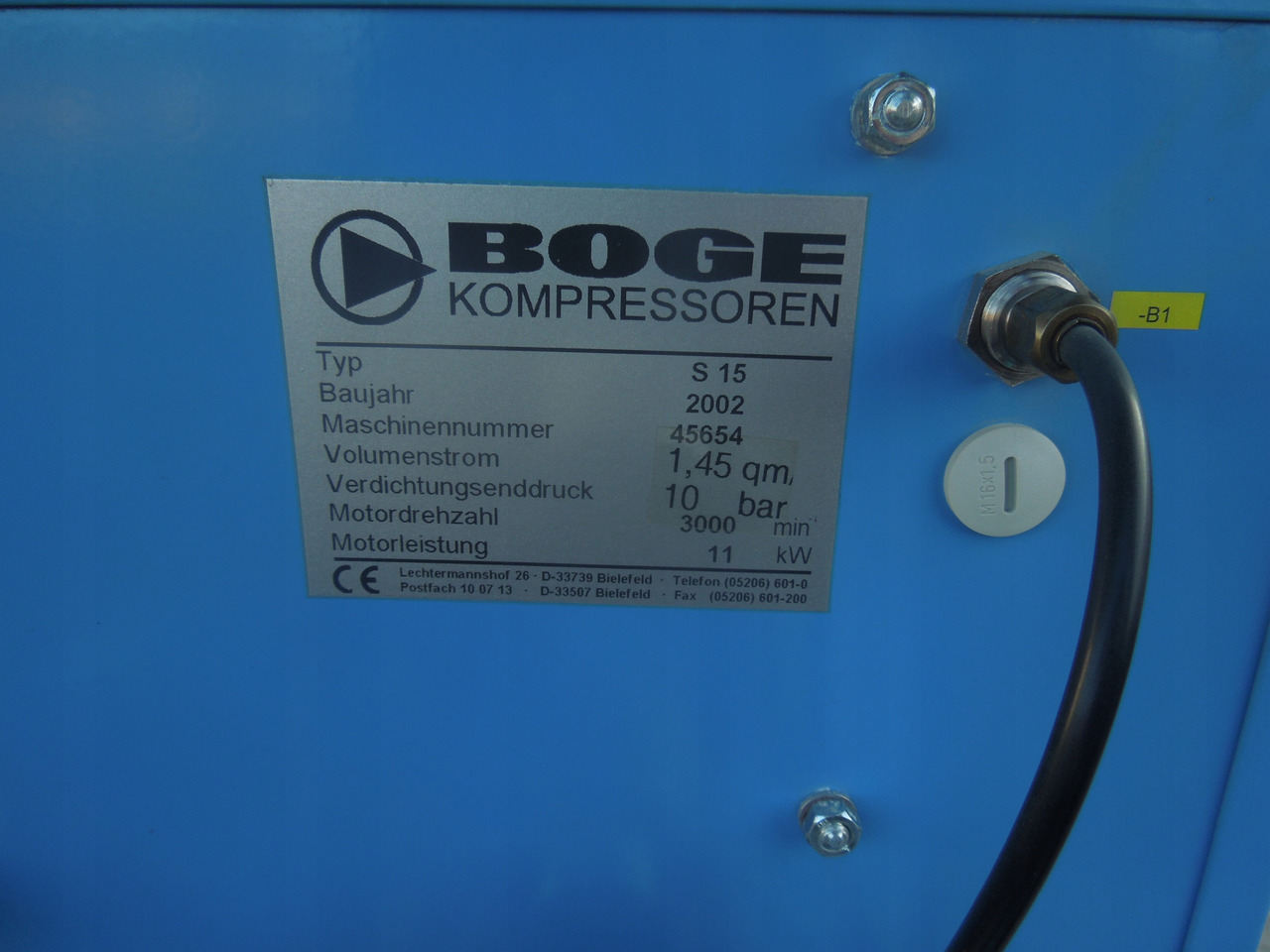 BOGE S15 - ضاغط هوائي: صورة 4 BOGE S15 - ضاغط هوائي: صورة 4