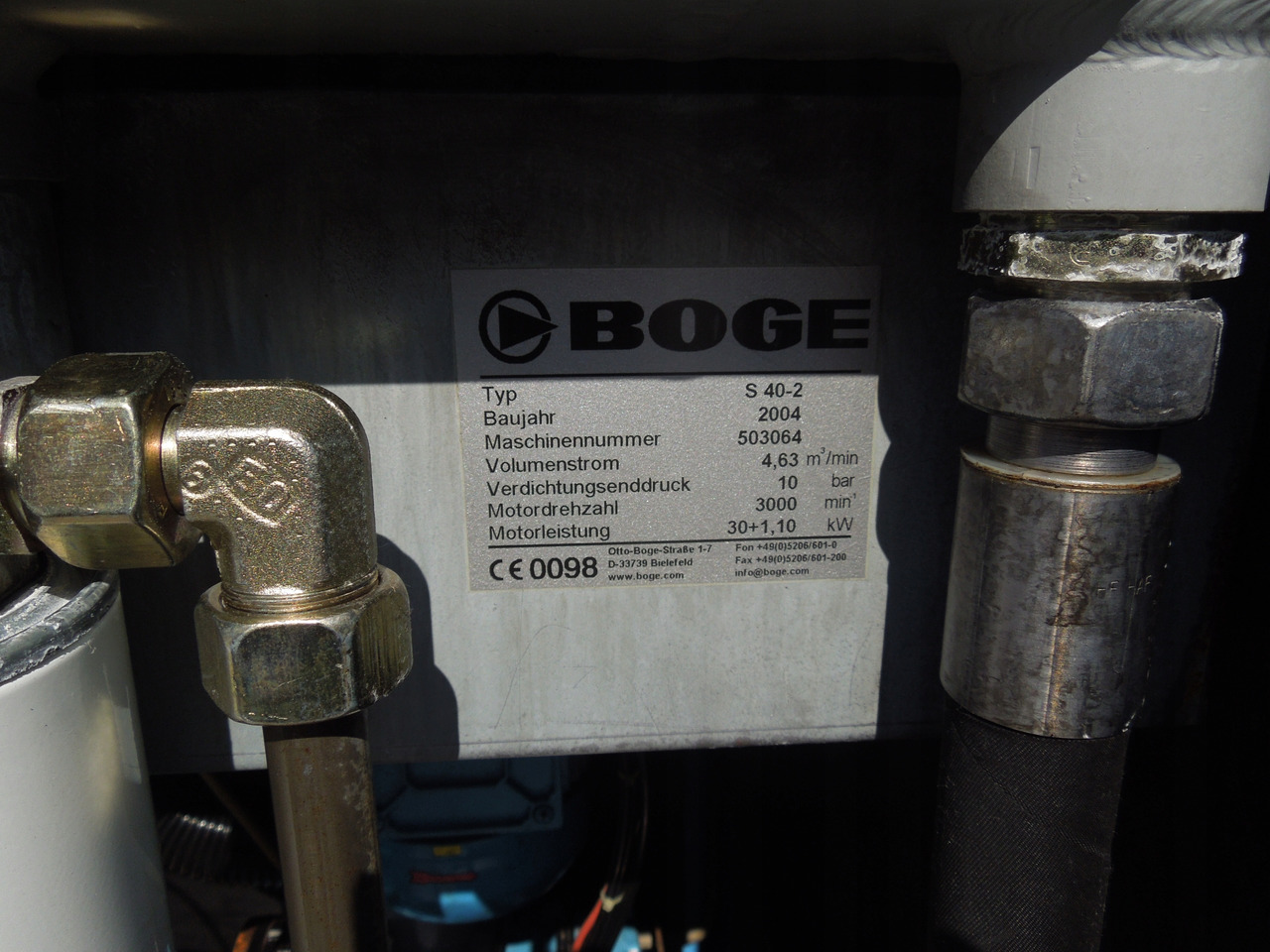 BOGE S40-2 - ضاغط هوائي: صورة 4 BOGE S40-2 - ضاغط هوائي: صورة 4
