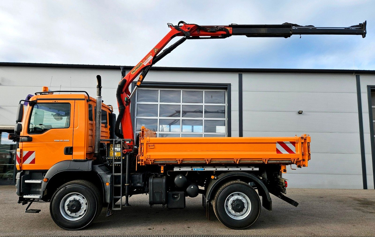MAN TGM 18.290 4x4 Palfinger PK7001 Kran Funk Euro5 - شاحنة قلاب, شاحنة كرين: صورة 3 MAN TGM 18.290 4x4 Palfinger PK7001 Kran Funk Euro5 - شاحنة قلاب, شاحنة كرين: صورة 3