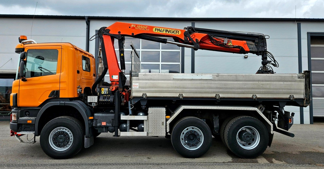 Scania P114 380 6x4-4 Palfinger PK12502 Kran Funk - شاحنة قلاب, شاحنة كرين: صورة 3 Scania P114 380 6x4-4 Palfinger PK12502 Kran Funk - شاحنة قلاب, شاحنة كرين: صورة 3