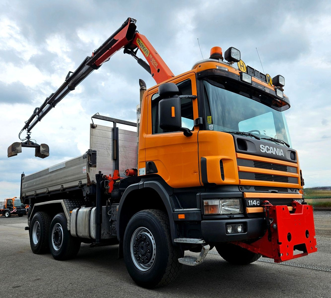 Scania P114 380 6x4-4 Palfinger PK12502 Kran Funk - شاحنة قلاب, شاحنة كرين: صورة 2 Scania P114 380 6x4-4 Palfinger PK12502 Kran Funk - شاحنة قلاب, شاحنة كرين: صورة 2