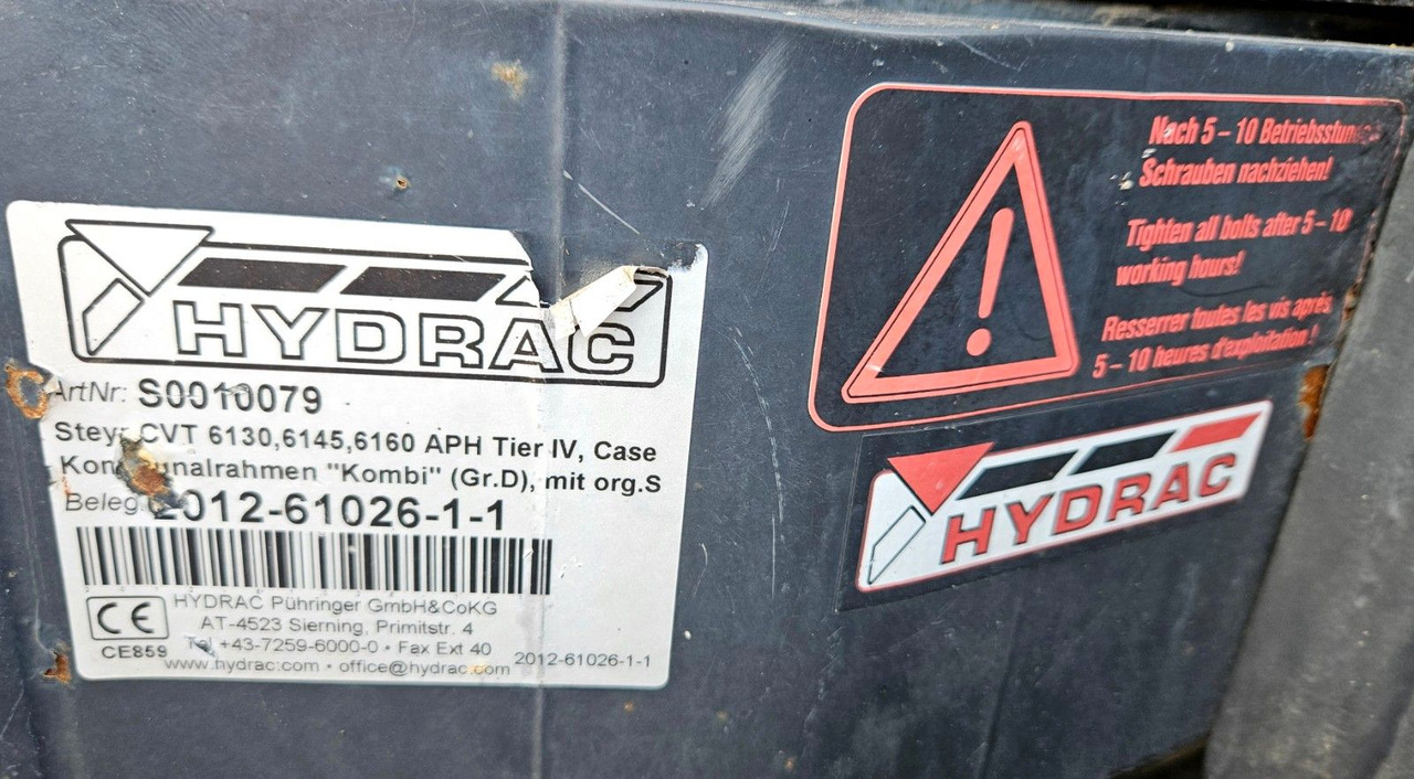 جرار خدمات بلدية Steyr CVT 6130 Mulag MKM700 Mähkombination Kommunal: صورة 15