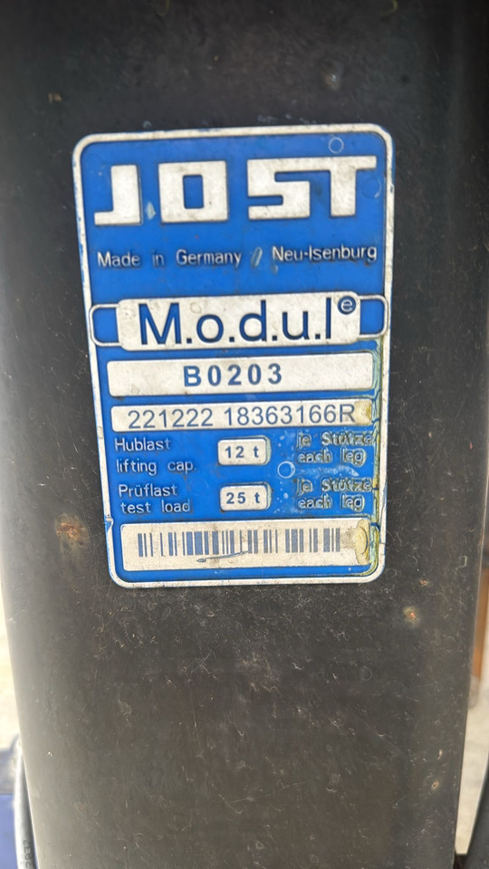 Jost B0203 12,5t - منحدر تحميل: صورة 3 Jost B0203 12,5t - منحدر تحميل: صورة 3