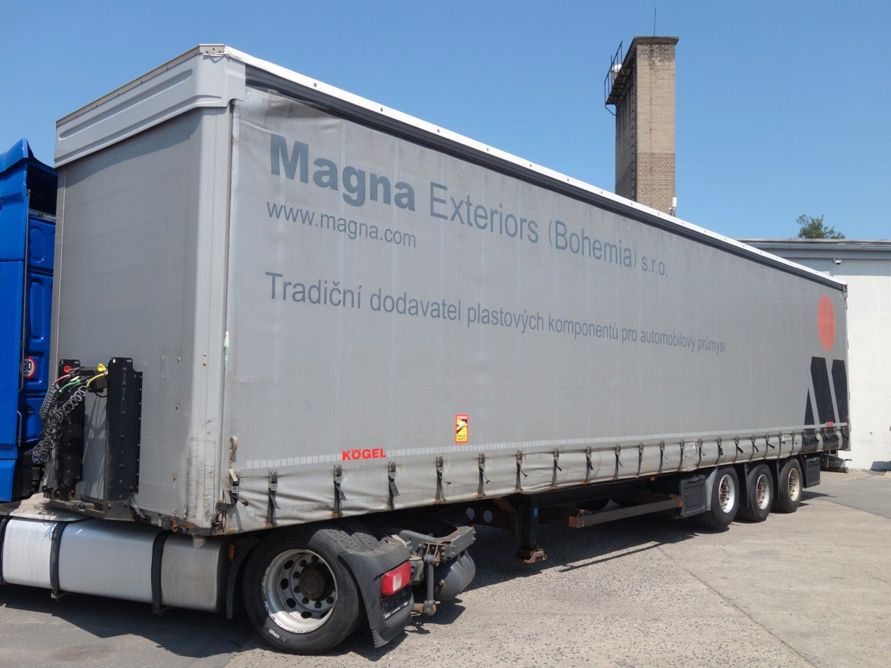 Kögel SN24 MEGA, Liftachse, SAF Achsen, XL Code - نصف مقطورة بستائر جانبية: صورة 1 Kögel SN24 MEGA, Liftachse, SAF Achsen, XL Code - نصف مقطورة بستائر جانبية: صورة 1