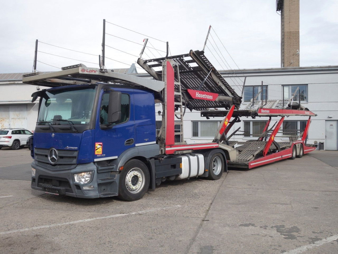 Mercedes-Benz Actros 1843 mit Euro Lohr, Retarder, VDI Certifi - شاحنة نقل سيارات شاحنة: صورة 1 Mercedes-Benz Actros 1843 mit Euro Lohr, Retarder, VDI Certifi - شاحنة نقل سيارات شاحنة: صورة 1