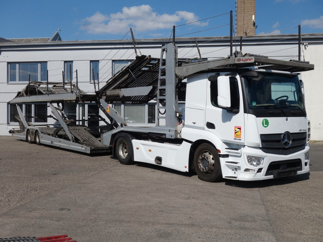 Mercedes-Benz Actros 1846 mit Euro LOHR, VDI Certificate - شاحنة نقل سيارات شاحنة: صورة 2 Mercedes-Benz Actros 1846 mit Euro LOHR, VDI Certificate - شاحنة نقل سيارات شاحنة: صورة 2