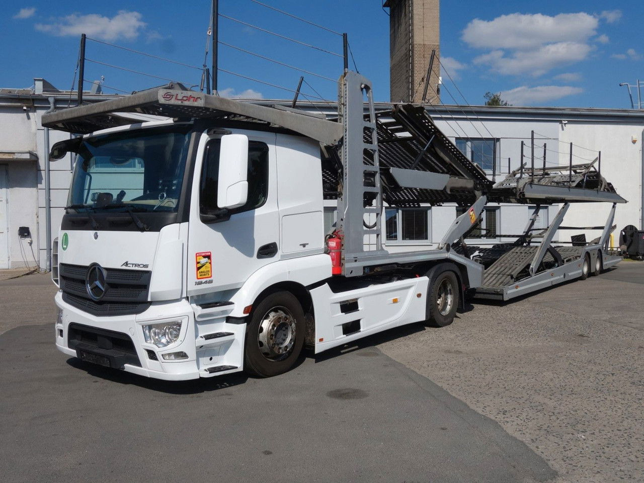 Mercedes-Benz Actros 1846 mit Euro Lohr, VDI Certificate - شاحنة نقل سيارات شاحنة: صورة 1 Mercedes-Benz Actros 1846 mit Euro Lohr, VDI Certificate - شاحنة نقل سيارات شاحنة: صورة 1