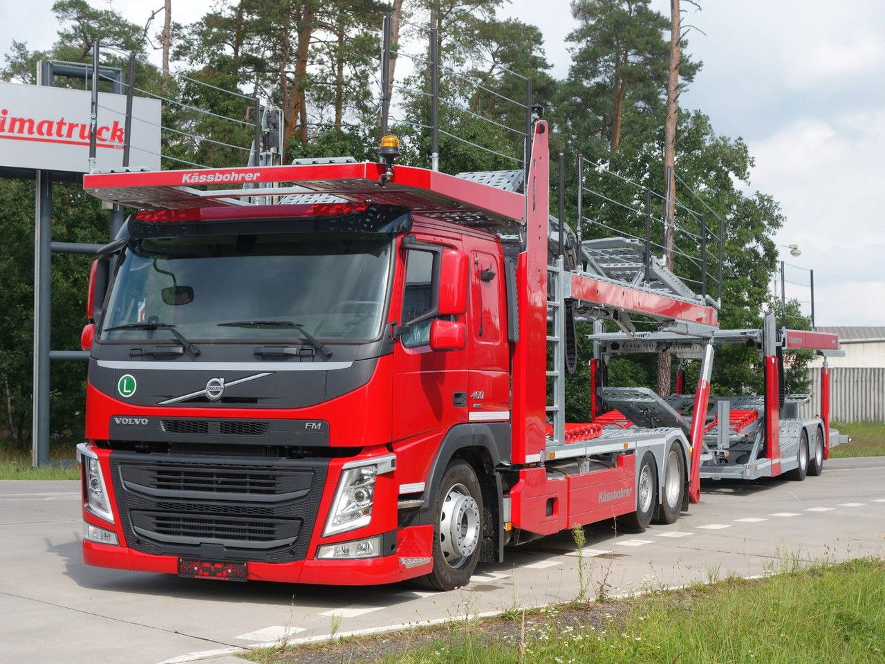Volvo FM 460 6x2 Kassbohre Metago Pro / Intago tt, VDI - شاحنة نقل سيارات شاحنة: صورة 1 Volvo FM 460 6x2 Kassbohre Metago Pro / Intago tt, VDI - شاحنة نقل سيارات شاحنة: صورة 1