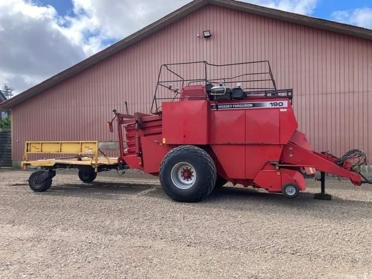 Massey Ferguson LB190 Fieldstar *** m. parkland ballevogn *** - آلة بالات مربعة: صورة 3 Massey Ferguson LB190 Fieldstar *** m. parkland ballevogn *** - آلة بالات مربعة: صورة 3