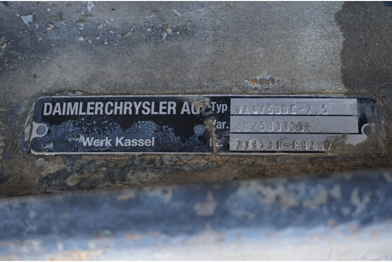 Mercedes-Benz VL4/53DC-7.5 - لمحور الأمامي - شاحنة: صورة 2 Mercedes-Benz VL4/53DC-7.5 - لمحور الأمامي - شاحنة: صورة 2