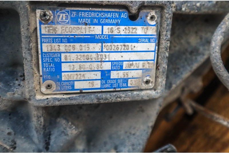 ZF 16S25220OD+NMV221 81.32004-6031 - صندوق التروس - شاحنة: صورة 5 ZF 16S25220OD+NMV221 81.32004-6031 - صندوق التروس - شاحنة: صورة 5