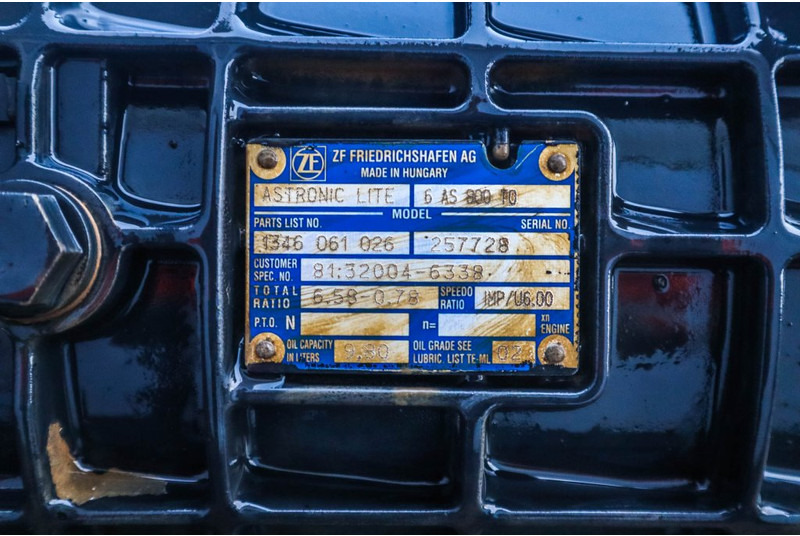 ZF 6AS800TO TGL EURO6 81.32004-6338 - صندوق التروس - شاحنة: صورة 5 ZF 6AS800TO TGL EURO6 81.32004-6338 - صندوق التروس - شاحنة: صورة 5