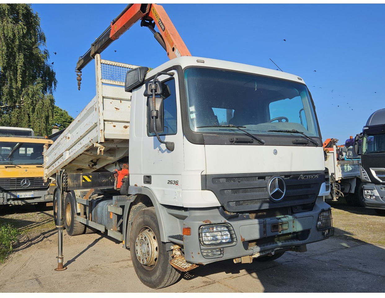 MERCEDES ACTROS 2636 6X4 TIPPER CRANE 15002 EPS - شاحنة قلاب, شاحنة كرين: صورة 3 MERCEDES ACTROS 2636 6X4 TIPPER CRANE 15002 EPS - شاحنة قلاب, شاحنة كرين: صورة 3