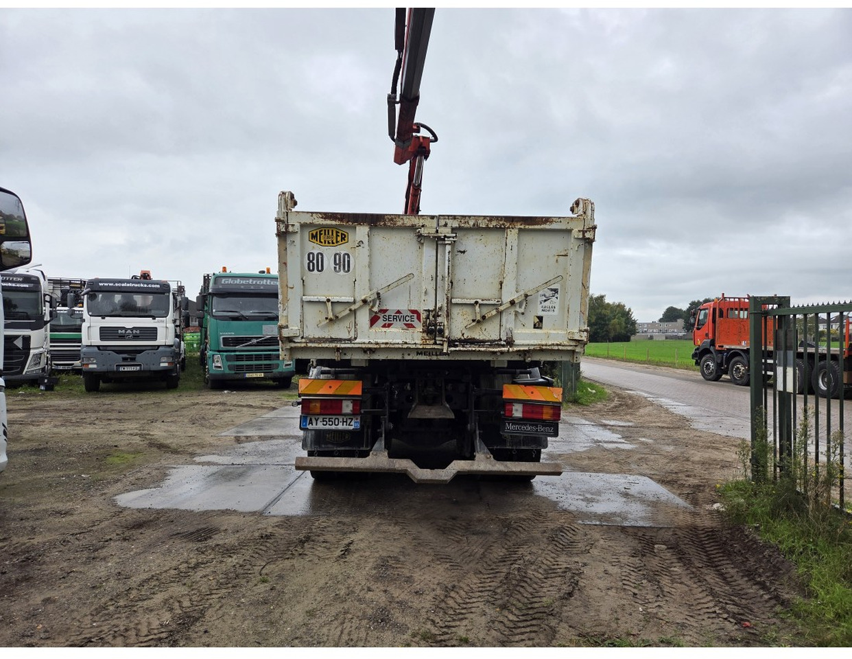MERCEDESA CTROS 3341 6X4 TIPPER CRANE FASSI F105 - شاحنة قلاب, شاحنة كرين: صورة 4 MERCEDESA CTROS 3341 6X4 TIPPER CRANE FASSI F105 - شاحنة قلاب, شاحنة كرين: صورة 4