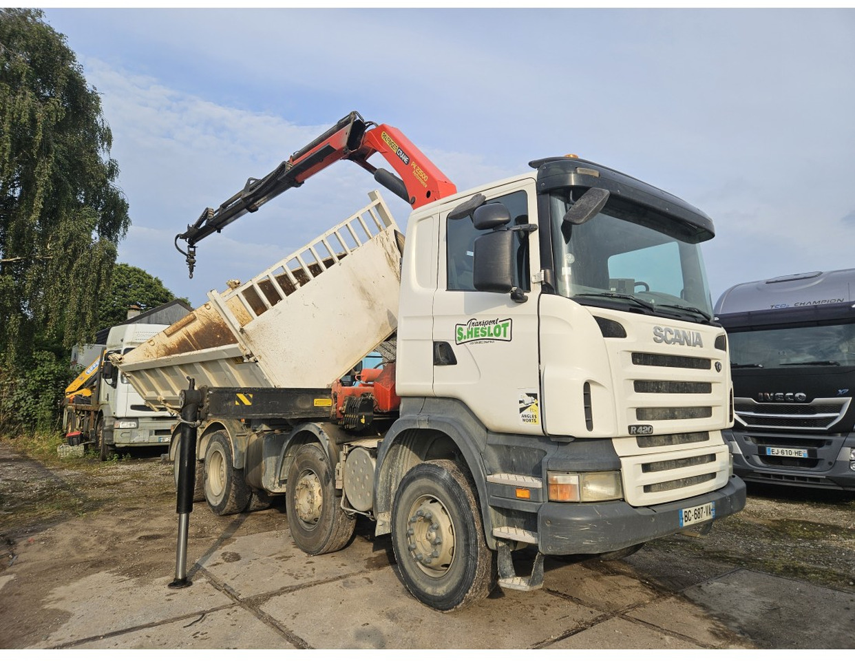 Scania R420 8x4 Tipper Crane Palfinger 23500 - شاحنة قلاب, شاحنة كرين: صورة 5 Scania R420 8x4 Tipper Crane Palfinger 23500 - شاحنة قلاب, شاحنة كرين: صورة 5