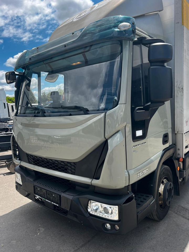 Iveco 75E19 Eurocargo, E6, Ladebordwand - شاحنة مغلقة بستائر جانبية: صورة 2 Iveco 75E19 Eurocargo, E6, Ladebordwand - شاحنة مغلقة بستائر جانبية: صورة 2