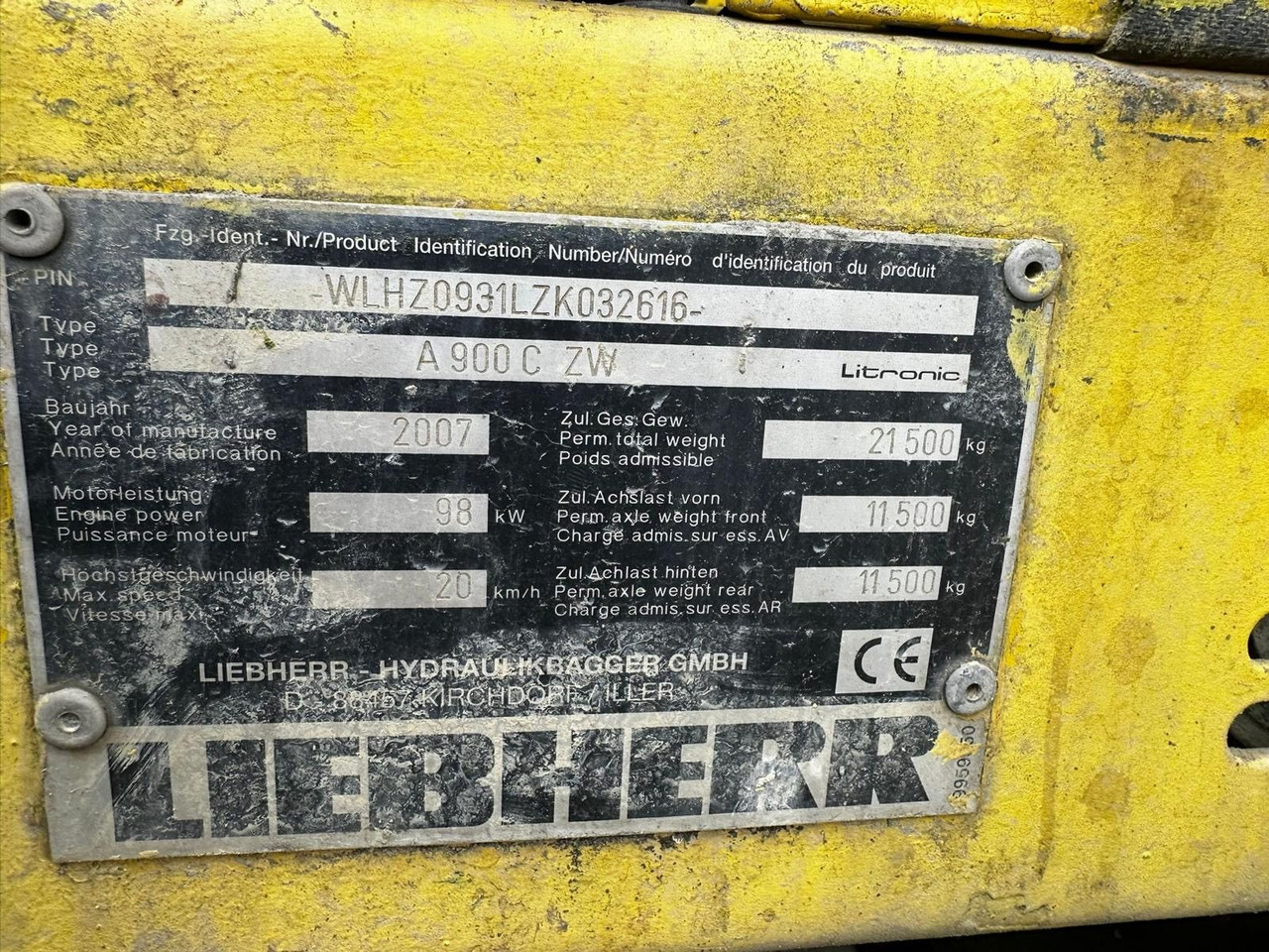 Liebherr A900C ZW Litronic PFS 2, Rail+Road, Gleisbagger - حفار ذو عجلات: صورة 3 Liebherr A900C ZW Litronic PFS 2, Rail+Road, Gleisbagger - حفار ذو عجلات: صورة 3