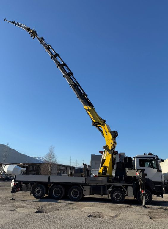 MAN TGS 41.480 10x8,E5,Palfinger 150002,FLYJIB,Winch - شاحنة كرين, شاحنات مسطحة: صورة 2 MAN TGS 41.480 10x8,E5,Palfinger 150002,FLYJIB,Winch - شاحنة كرين, شاحنات مسطحة: صورة 2