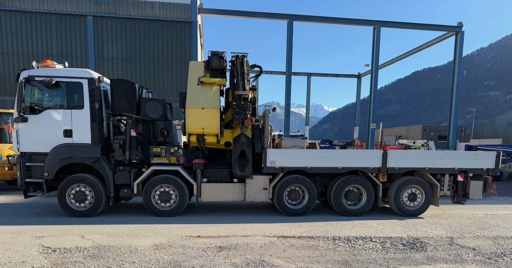 MAN TGS 41.480 10x8,E5,Palfinger 150002,FLYJIB,Winch - شاحنة كرين, شاحنات مسطحة: صورة 5 MAN TGS 41.480 10x8,E5,Palfinger 150002,FLYJIB,Winch - شاحنة كرين, شاحنات مسطحة: صورة 5
