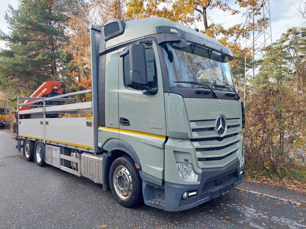 Mercedes-Benz Actros 2545 6x2, E6, Effer 265/6S - شاحنة كرين, شاحنات مسطحة: صورة 3 Mercedes-Benz Actros 2545 6x2, E6, Effer 265/6S - شاحنة كرين, شاحنات مسطحة: صورة 3