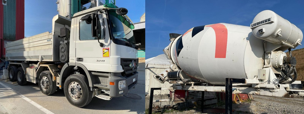 Mercedes-Benz Actros 3241 8x4,E5,Wechselsystem Mischer/Kipper - شاحنة خلاطة خرسانة: صورة 1 Mercedes-Benz Actros 3241 8x4,E5,Wechselsystem Mischer/Kipper - شاحنة خلاطة خرسانة: صورة 1