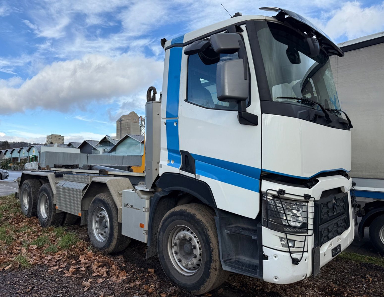 Renault C460 8x4, E6, Abroll Troesch, Retarder Unfall - شاحنة برافعة خطافية: صورة 3 Renault C460 8x4, E6, Abroll Troesch, Retarder Unfall - شاحنة برافعة خطافية: صورة 3