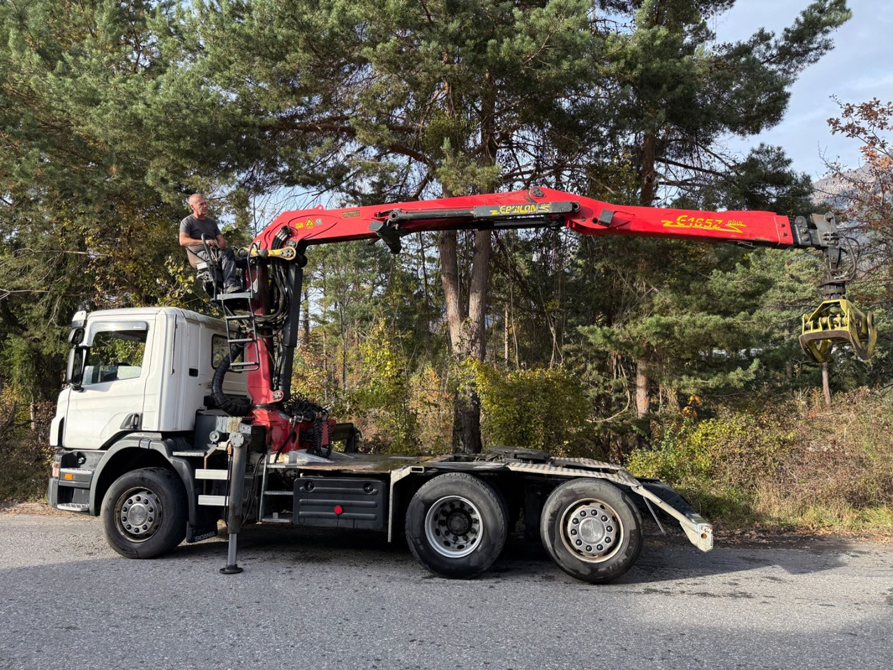 Scania P380 LB 6x2,E4,Palfinger Epsilon E165Z Plus,Kran - رأس تريلا: صورة 4 Scania P380 LB 6x2,E4,Palfinger Epsilon E165Z Plus,Kran - رأس تريلا: صورة 4