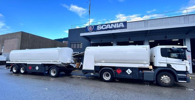 Scania P450 LB 4x2, ADR, Schwarzmueller Anhaenger Fuel - شاحنة صهريج: صورة 2 Scania P450 LB 4x2, ADR, Schwarzmueller Anhaenger Fuel - شاحنة صهريج: صورة 2