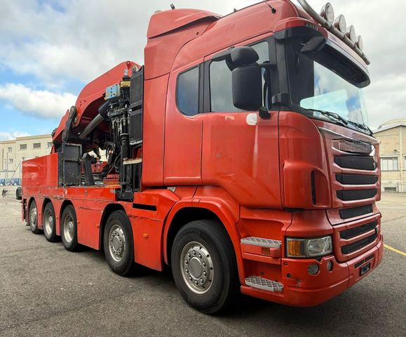 Scania R500 V8 LB10x4, E5, Effer 1750 8S, FLYJIB, 44m - شاحنة كرين: صورة 4 Scania R500 V8 LB10x4, E5, Effer 1750 8S, FLYJIB, 44m - شاحنة كرين: صورة 4