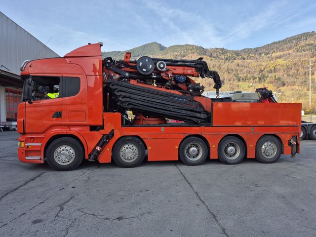 Scania R500 V8 LB10x4, E5, Effer 1750 8S, FLYJIB, 44m - شاحنة كرين: صورة 2 Scania R500 V8 LB10x4, E5, Effer 1750 8S, FLYJIB, 44m - شاحنة كرين: صورة 2