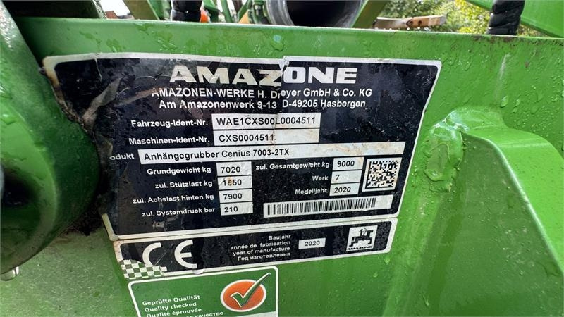 Amazone Cenius 7003 - 2TX Cenius 7003 m. så fordeler - مسفلة تمهيد التربة: صورة 4 Amazone Cenius 7003 - 2TX Cenius 7003 m. så fordeler - مسفلة تمهيد التربة: صورة 4