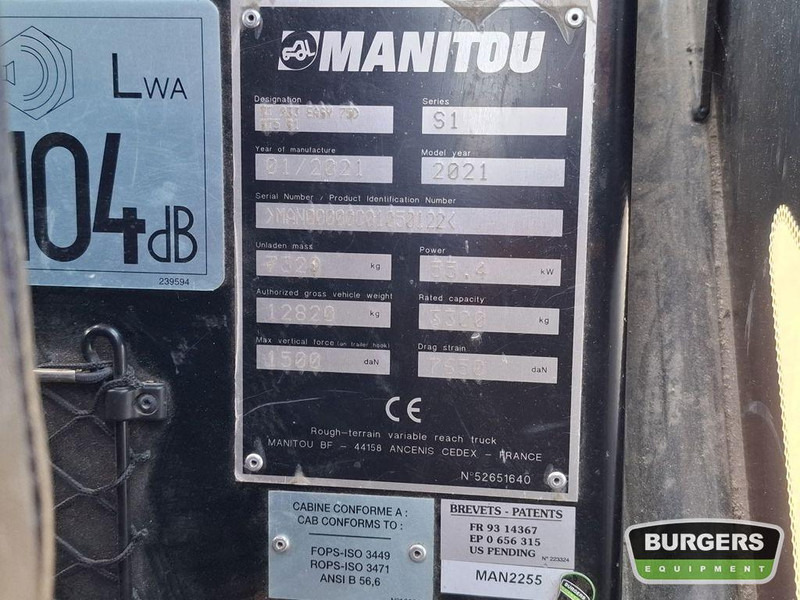 آلة رفع ونقل تلسكوبية Manitou MT 933 Easy 75D: صورة 6 آلة رفع ونقل تلسكوبية Manitou MT 933 Easy 75D: صورة 6