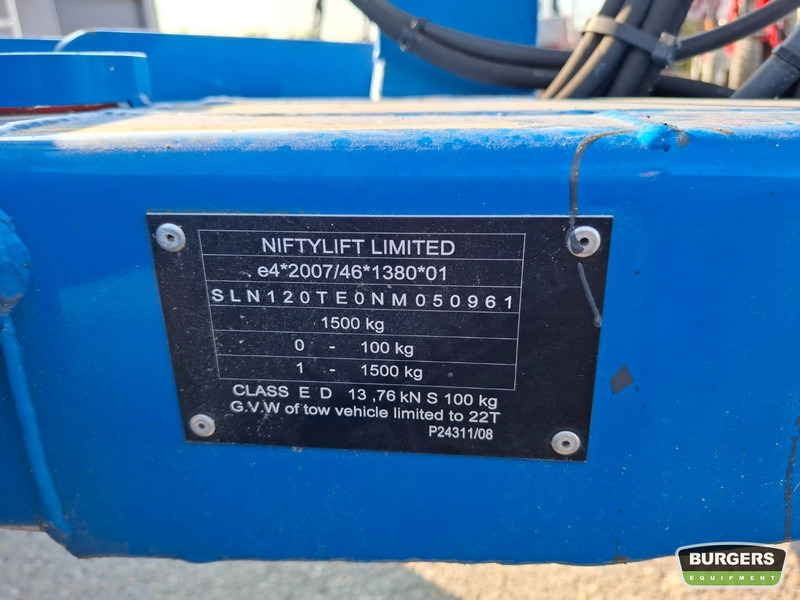 Niftylift 120TE - منصة العمل الجوية مقطورة: صورة 5 Niftylift 120TE - منصة العمل الجوية مقطورة: صورة 5