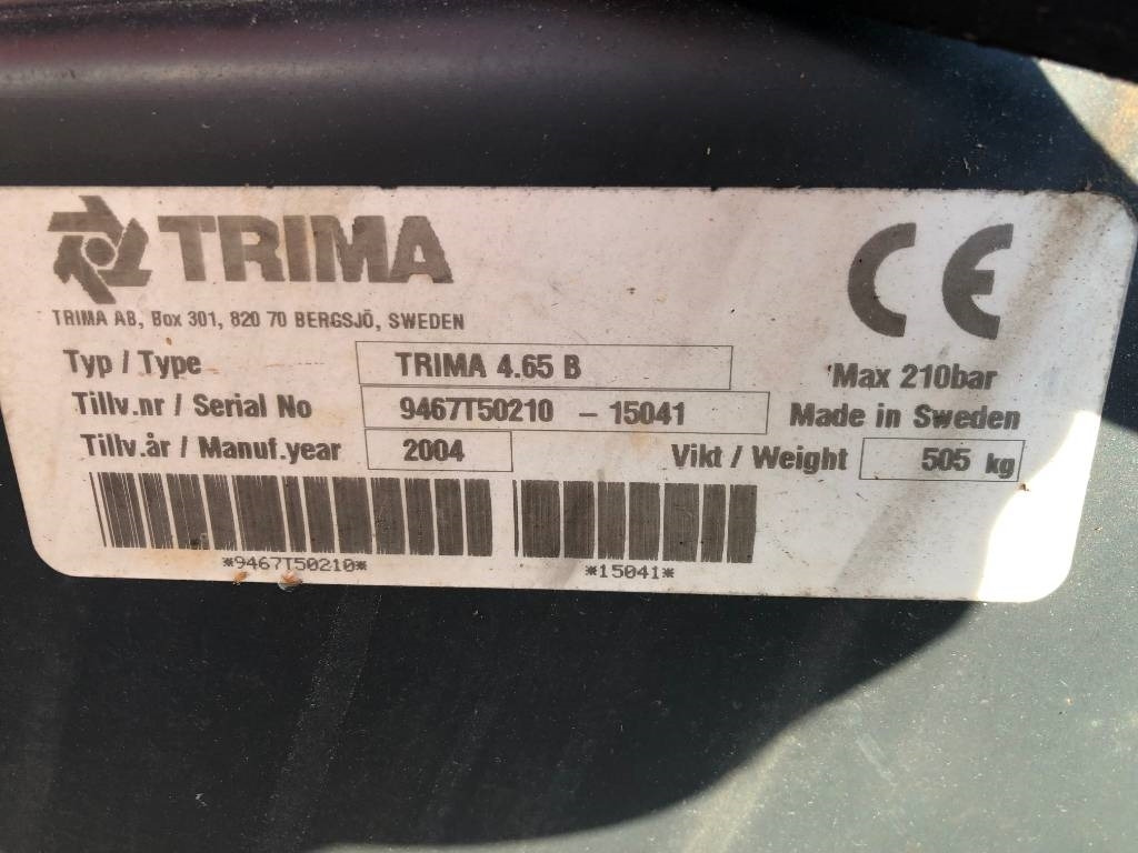 Reservdelar / Parts till Trima 465 B - مغراف أمامي للجرار: صورة 2 Reservdelar / Parts till Trima 465 B - مغراف أمامي للجرار: صورة 2