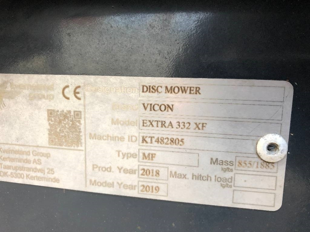 Vicon Extra 332 XF Dismantled: only parts - جزازة العشب: صورة 3 Vicon Extra 332 XF Dismantled: only parts - جزازة العشب: صورة 3