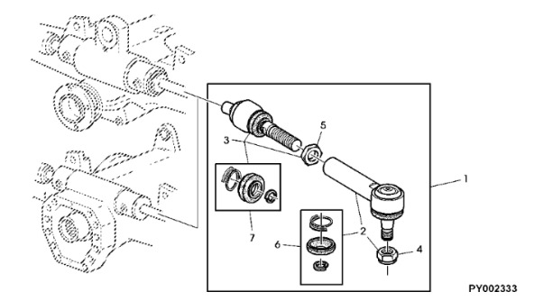 John Deere 7530 Premium - Końcówki drąźków kierow. AL209601 - المقود - آلات زراعية: صورة 1 John Deere 7530 Premium - Końcówki drąźków kierow. AL209601 - المقود - آلات زراعية: صورة 1