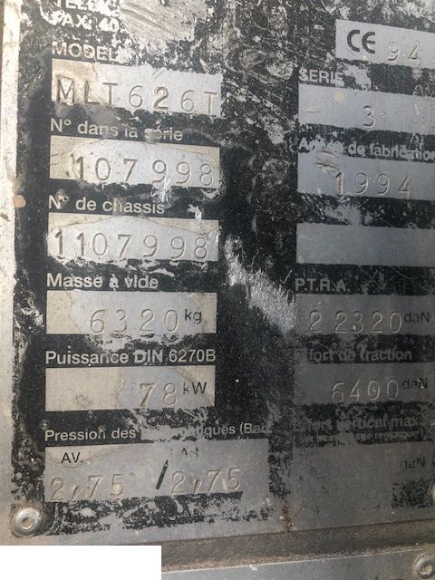 Manitou 628 - Most - المحور و قطع الغيار - آلة رفع ونقل تلسكوبية: صورة 2 Manitou 628 - Most - المحور و قطع الغيار - آلة رفع ونقل تلسكوبية: صورة 2