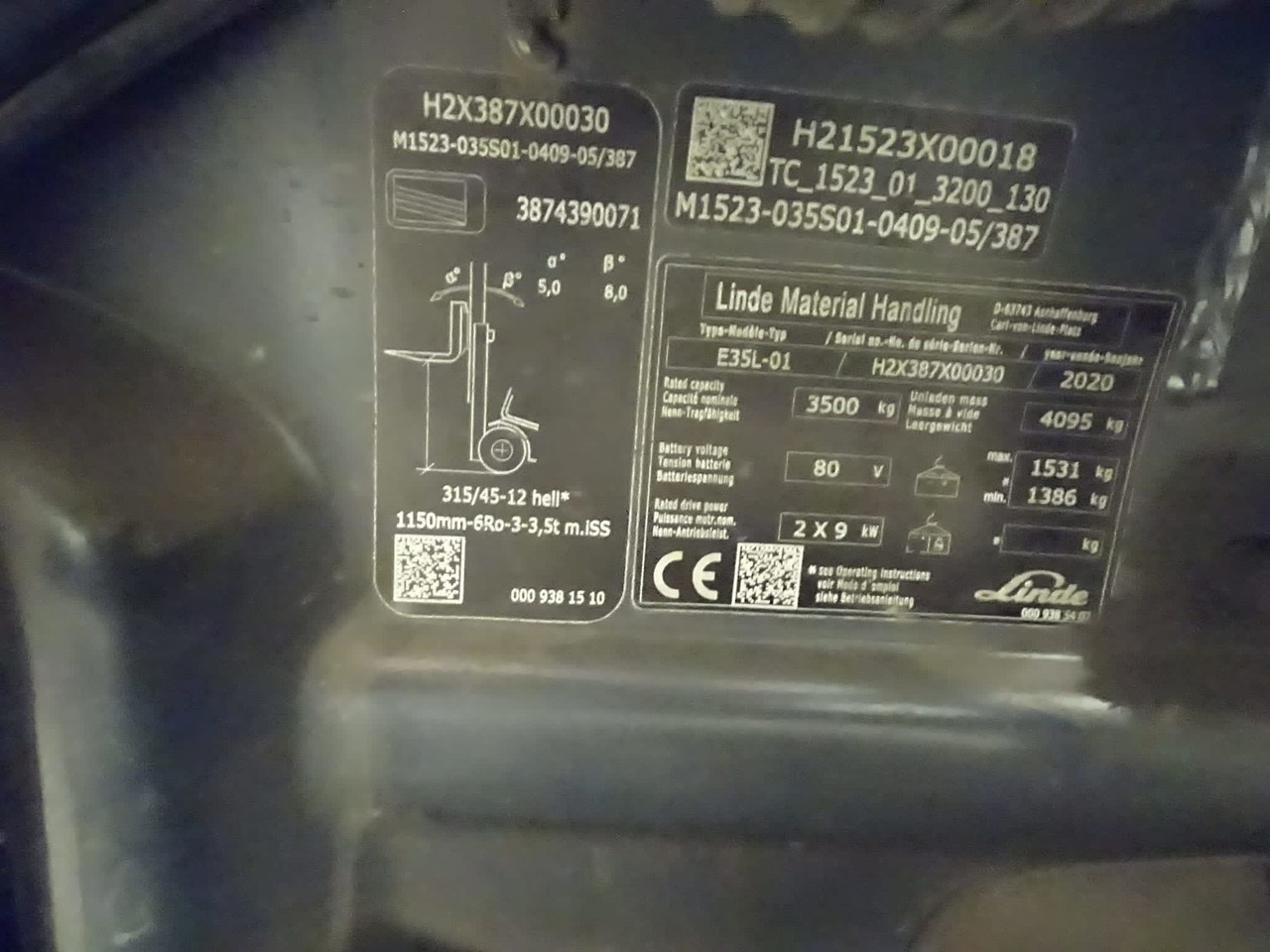 Linde E35L-01 - رافعة شوكية كهربائية: صورة 3 Linde E35L-01 - رافعة شوكية كهربائية: صورة 3