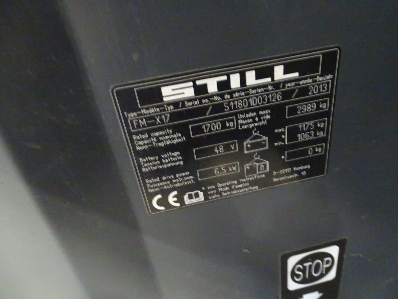 STILL FM-X17 - رافعة شوكية للوصول للأماكن الضيقة: صورة 5 STILL FM-X17 - رافعة شوكية للوصول للأماكن الضيقة: صورة 5