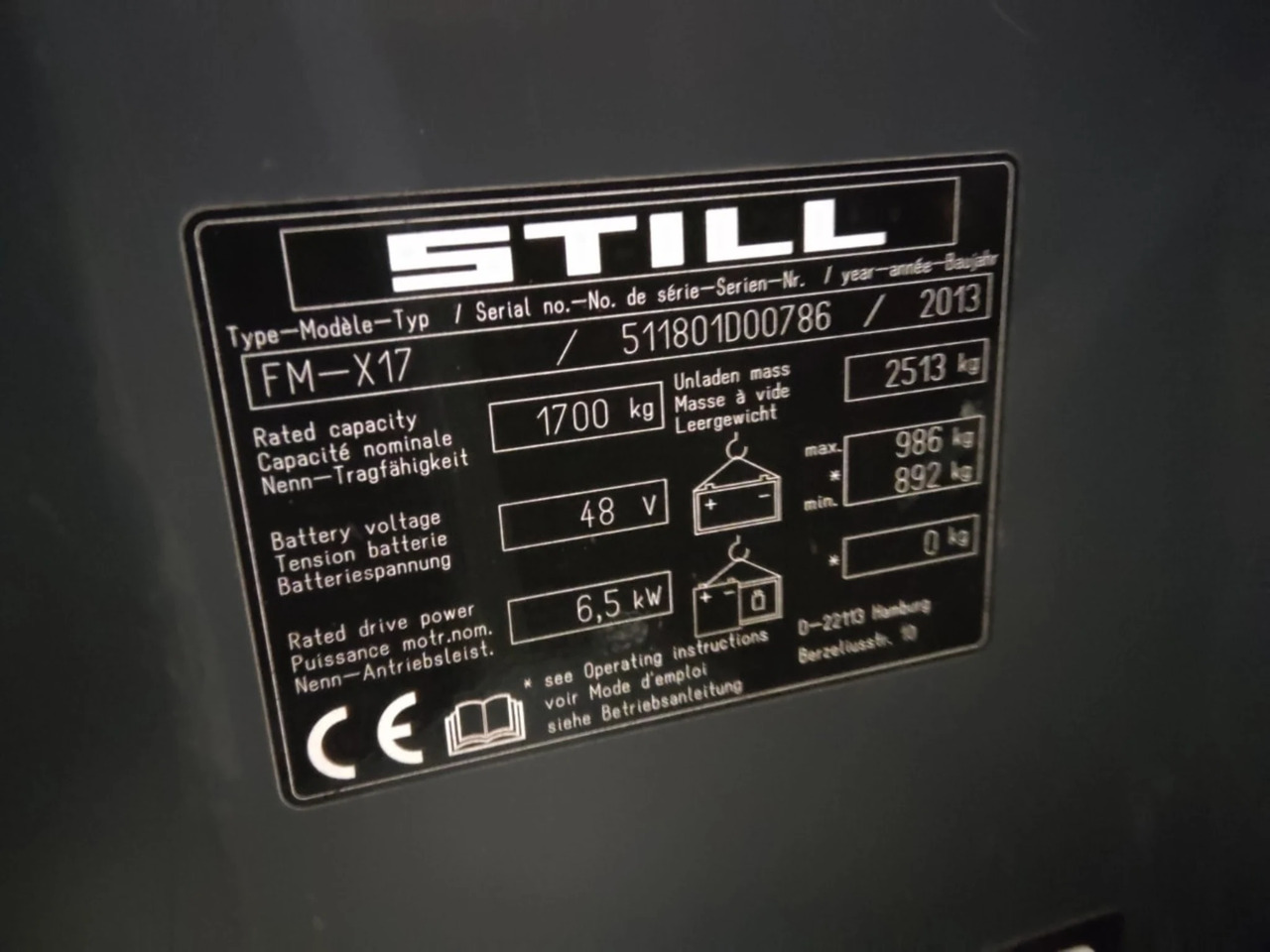 STILL FM-X17 - رافعة شوكية للوصول للأماكن الضيقة: صورة 5 STILL FM-X17 - رافعة شوكية للوصول للأماكن الضيقة: صورة 5